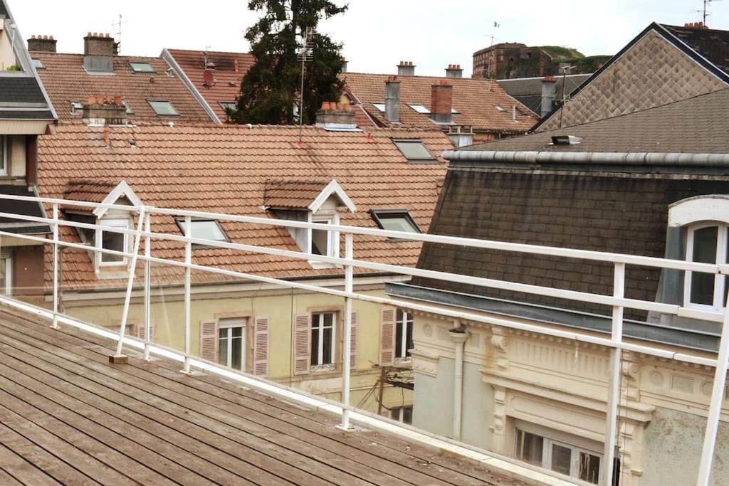 Appartement-Terrasse Parking Prive Meuble De Tourisme 4 Etoiles Belfort Eksteriør billede